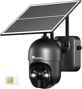 Caméra 4G solaire autonome